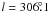 \hbox{$l= 306\fdg 1$}
