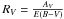 \hbox{$R_V= \frac{A_V}{E(B-V)}$}