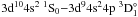 \hbox{$\rm 3d^{10}4s^2\ ^1S_0{-}3d^{9}4s^24p\ ^3D_1^\circ$}