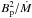 \hbox{$B_{\rm p}^2/\dot M$}