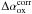 \hbox{$\Delta\alpha_{\rm{ox}}^{\rm{corr}}$}