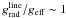 \hbox{$\gline/{g}_{\rm eff} \sim 1$}