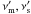\hbox{$\nu'_{\rm m}, \nu'_{\rm s}$}