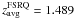 \hbox{$z^{\rm FSRQ}_{\rm avg}=1.489$}