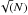 \hbox{$\sqrt(N)$}