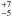 \hbox{$^{+7}_{-5}$}