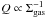 \hbox{$Q \propto \Sigma^{-1}_{\rm gas}$}