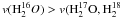 \hbox{$v ({\rm H}_{2}^{16}O) > v({\rm H}_{2}^{17}\rm O,H_{2}^{18}$}