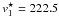 \hbox{$v^\star_1=222.5$}