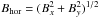 \hbox{$B_{\rm hor}=(B_{x}^2 + B_{y}^2)^{1/2}$}