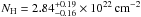 \hbox{${N}_{\rm H}=2.84^{+0.19}_{-0.16} \times 10^{22}\,{\rm cm}^{-2}$}
