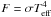 \hbox{$F= \sigma T_{\rm eff}^4$}