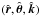 \hbox{$(\vect r, \vect \theta, \vect k)$}