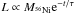 \hbox{$L\propto M_{\Ni}{\rm e}^{-t/\tau_{}}$}