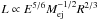 \hbox{$L\propto E^{5/6}M_{\rm ej}^{-1/2}R^{2/3}$}