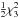 \hbox{$\frac{1}{2} \chi^2_3$}