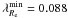 \hbox{$\lambda_{R_{\rm e}}^{\mathrm{min}}= 0.088$}