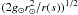 \hbox{$(2 g_{\odot}r_{\odot}^2/r(s))^{1/2}$}