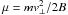\hbox{$\mu = mv_\perp^2/2B$}