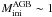 \hbox{$M^{\rm AGB}_{\rm ini} \sim 1$}