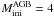 \hbox{$M^{\rm AGB}_{\rm ini} = 4$}