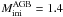 \hbox{$M^{\rm AGB}_{\rm ini} = 1.4$}