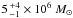 \hbox{$5\,^{+4}_{-1}\times 10^{6}~M_\sun$}