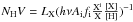 \hbox{$N_{\rm H} V = L_{\rm X} (h \nu A_{\rm i} f_{\rm i} \frac{\rm X^{i}}{\rm X} \frac{\rm [X]}{\rm [H]})^{-1}$}