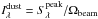 \hbox{$I_{\lambda}^{\rm dust}=S_{\lambda}^{\rm peak}/\Omega_{\rm beam}$}