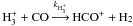 \hbox{${\rm H_3^+}+{\rm CO}\Arrow^{k_{\rm H_3^+}}{\rm HCO^+}+{\rm H_2}$}