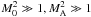 \hbox{$M_{0}^2\gg1, M_{\rm A}^2\gg1$}