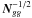 \hbox{$\vec{N}_{gg}^{-1/2}$}