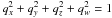 \hbox{$q_x^2+q_y^2+q_z^2+q_w^2=1$}