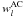 \hbox{$w_l^\text{AC}$}