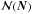 \hbox{$\mathcal{N}(\vec{N})$}