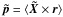 \hbox{$\vec{\tilde{p}}=\langle\vec{\tilde{X}}\times\vec{r}\rangle$}