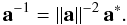 \appendix \setcounter{section}{1} \begin{equation} \label{eq:quatinv} \quat{a}^{-1}=\lVert\quat{a}\rVert^{-2}\,\quat{a}^* . \end{equation}