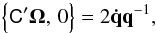 \appendix \setcounter{section}{1} \begin{equation} \label{eq:quatangvel} \Bigl\{\tens{C}'\vec{\Omega},\,0\Bigr\}=2\quat{\dot{q}}\quat{q}^{-1}, \end{equation}