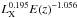 \hbox{$L_{\rm X}^{0.195} {E(z)}^{-1.056}$}