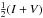 \hbox{${1\over2}(I+V)$}