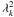 \hbox{$\lambda^2_k$}