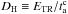 \hbox{$D_{\rm H}\equiv E_{\rm TR}/t_{\rm a}^{\rm c}$}