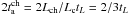 \hbox{$2t_{\rm a}^{\rm ch}=2L_{\rm ch}/L_{\rm c} t_L=2/3 t_L$}