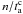 \hbox{$n /t_{\rm a}^{\rm c}$}