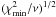 \hbox{$(\chi^2_{\rm min}/\nu)^{1/2}$}