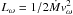 \hbox{$L_{\omega}=1/2\dot{M}v_{\omega}^{2}$}