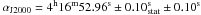\hbox{$\alpha_{\rm J2000} = 4^{\rm h}16^{\rm m}52.96^{\rm s}\pm0.10^{\rm s}_{\rm stat}\pm0.10^{\rm s}$}