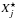 \hbox{$X^\star_j$}