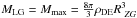 \hbox{$M_{\rm LG} = M_{\rm max} = \frac{8\pi}{3}\rho_{\rm DE}R_{\ ZG}^{3}$}