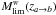 \hbox{$M^{\ssty W}_{\lim}(z_{a \rightarrow b})$}